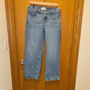 Hollister Light Blue Low Rise Baggy Women's Jeans